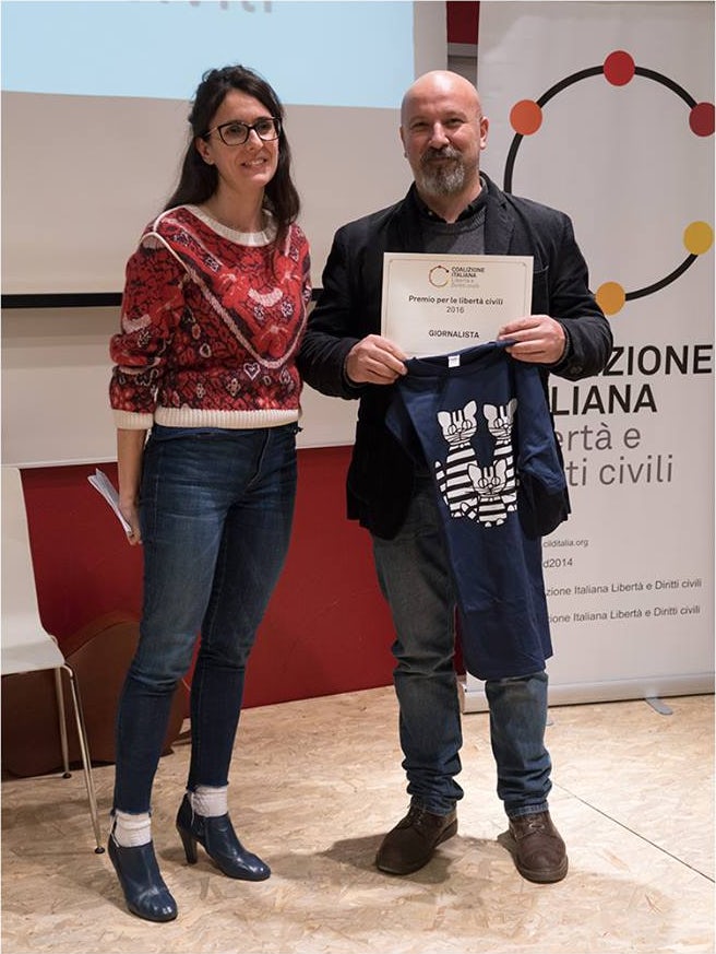 Valerio Cataldi (r).