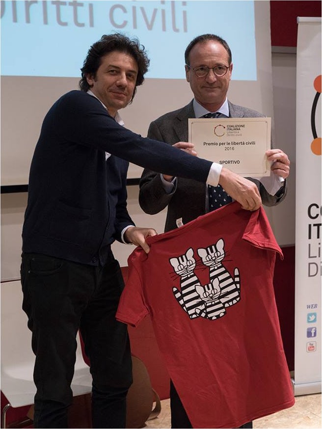 Salvatore Cimmino (l).