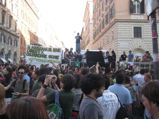 Some four million Italians use cannabis regularly, and pressure by citizens to change drug laws has grown stronger.  (Image: Stephanie Rogers)